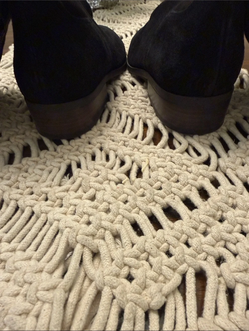 Lucky Brand Black Over-the-Knee Suede Boots